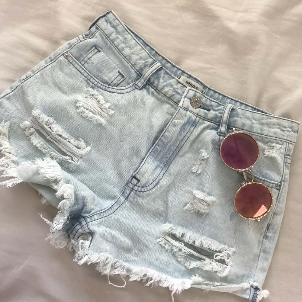 Forever 21 denim shorts